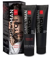 Nouvelle Simply Man Match Color Kit 40+40ml zwart