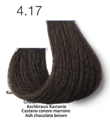 Coloraqua Haarverf - 4.17 Ash Chocolate Brown - 75ml | HD-Haircare.nl