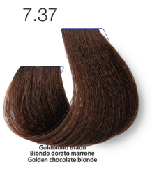 Coloraqua Haarverf - 7.37 Golden Chocolate Blonde - 75ml | HD-Haircare.nl