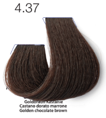 Coloraqua Haarverf - 4.37 Golden Chocolate Brown - 75ml | HD-Haircare.nl