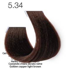 Coloraqua Haarverf - 5.34 Golden Copper Light Brown - 75ml | HD-Haircare.nl