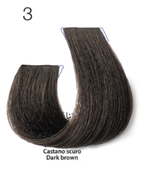 Coloraqua Haarverf - 3 Dark Brown - 75ml | HD-Haircare.nl