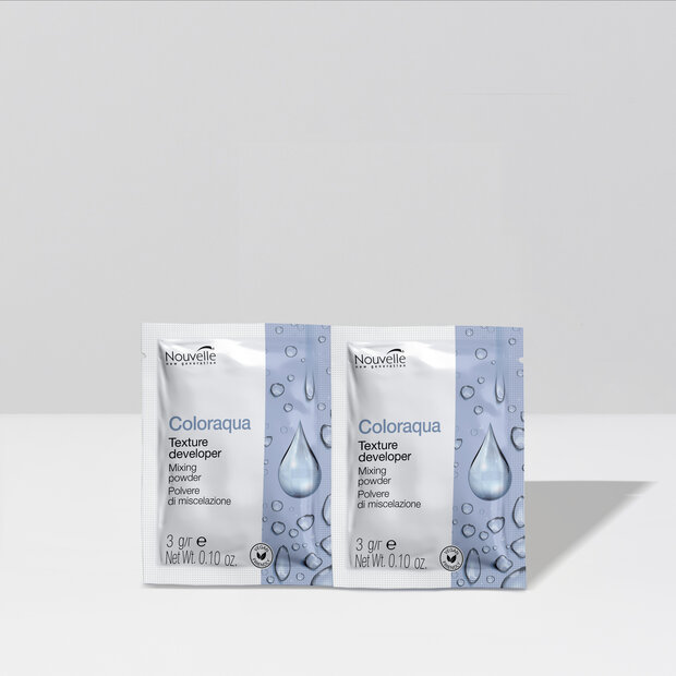 Coloraqua Texture Developer Mixing Powder - 3gr + 3gr  (36 zakjes) | HD-Haircare.nl