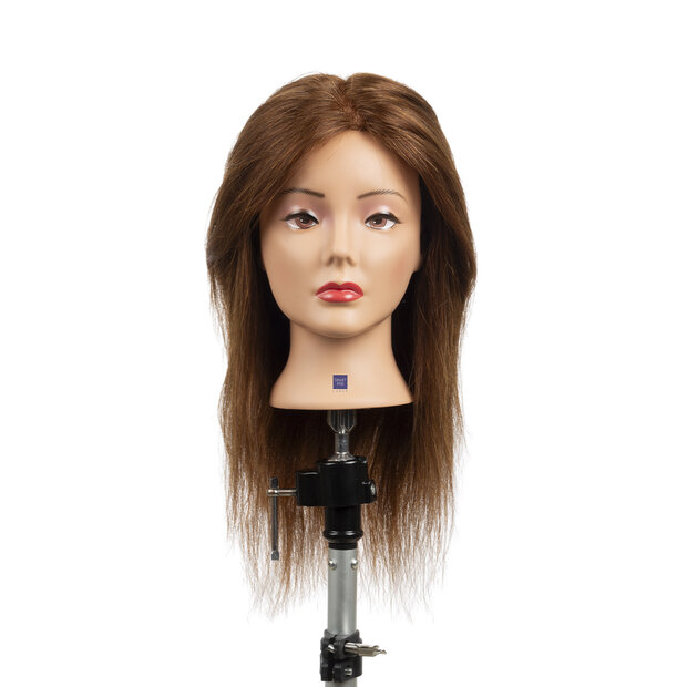 Labor Oefenhoofd Smart pro Medium 40 cm 100% menselijk haar