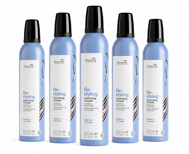 5x Nouvelle Re-Styling Volumizig Mousse 300ml