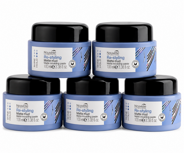 5x Nouvelle Re-Styling Matte Mud Paste 100ml