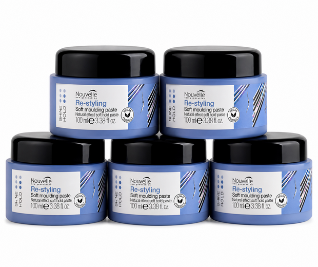 5x Nouvelle Re-styling Soft Moulding Paste 100ml