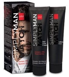 Nouvelle Simply Man Match Color Kit Zwart - HD-Haircare